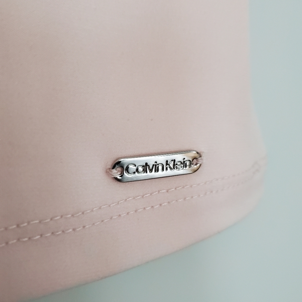 Calvin Klein Blush Color Block Top - Picture 7 of 10